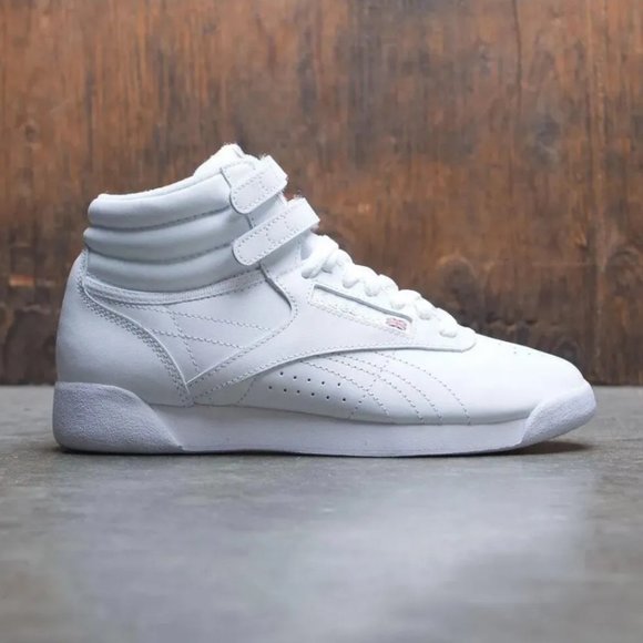 Brand new Reebok Freestyle Hi 5411 LTD Women Casual Retro Shoe WHITE - Picture 6 of 8
